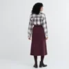 3D Knit kjol i Souffle Yarn för dam