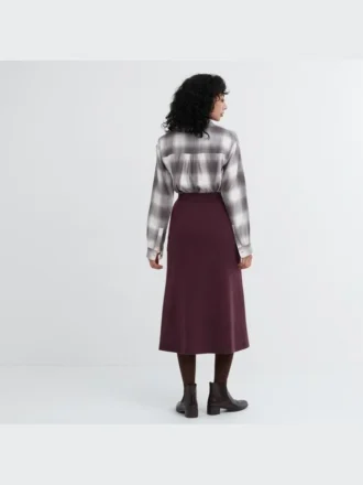 3D Knit kjol i Souffle Yarn för dam
