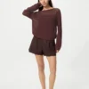3D Knit mesh-tröja för dam 3D Knit mesh-tröja för dam