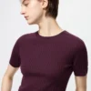 3D Knit-ströja för dam | Halvärmad med ärmar 3D Knit-ströja för dam | Halvärmad med ärmar