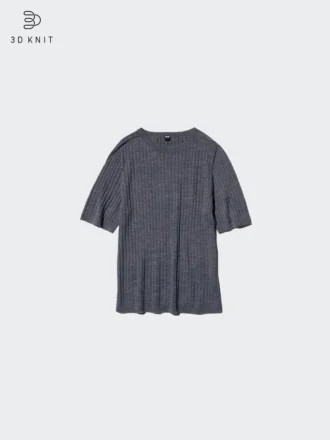 3D Knit-ströja för dam | Halvärmad med ärmar