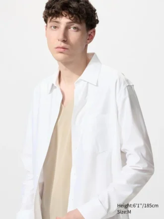AIRism Anti-Odor Mesh T-shirt för herr | V-ringning