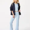 AIRism mjuka ribbade flare-leggings för dam