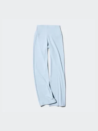 AIRism mjuka ribbade flare-leggings för dam