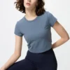 AIRism Soft Cropped T-shirt för dam