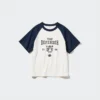 AIRism-T-shirt med kort ärm och tryck för barn AIRism-T-shirt med kort ärm och tryck för barn