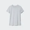 AIRism-T-shirt med rund hals för herr