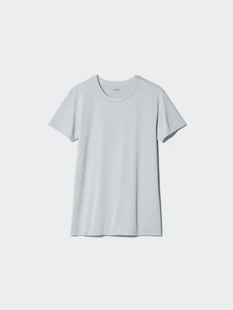AIRism-T-shirt med rund hals för herr