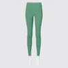 AIRism UV-skyddande mjuka leggings med fickor för dam AIRism UV-skyddande mjuka leggings med fickor för dam