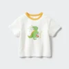 Baby Baby AIRism bomullst-shirt | Dinosaurie
