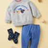 Baby Baby AIRism korta leggings | Denimliknande