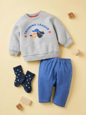 Baby Baby AIRism korta leggings | Denimliknande