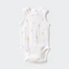 Baby Baby bomullsbodys utan ärmar | Tryckt Baby Baby bomullsbodys utan ärmar | Tryckt