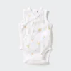 Baby Baby Cotton Mesh Sleeveless Bodys | Öppen framsida | Tryckt Baby Baby Cotton Mesh Sleeveless Bodys | Öppen framsida | Tryckt