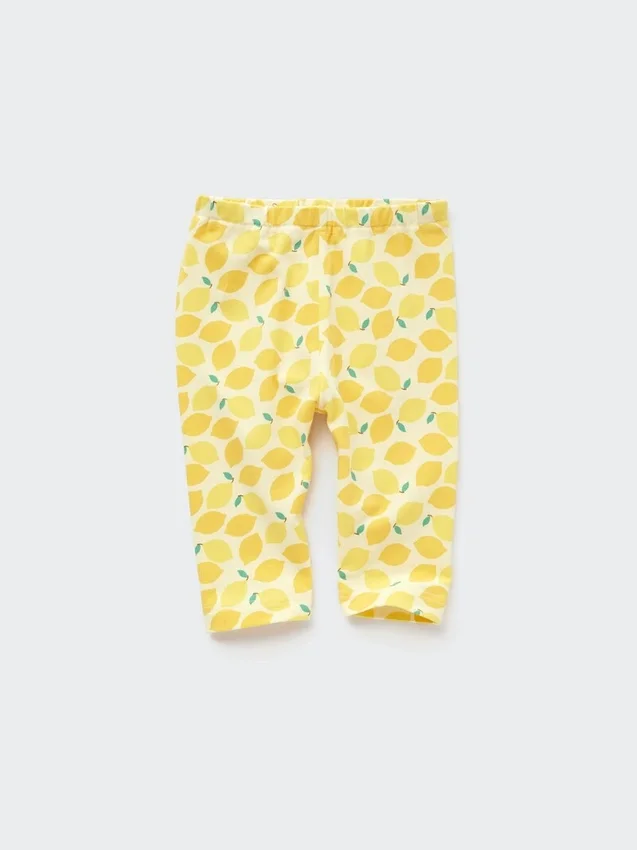 Baby Baby Printed Cropped Leggings Baby Baby Printed Cropped Leggings