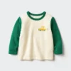 Baby Baby T-shirt med rund hals | Bil | Långärmat Baby Baby T-shirt med rund hals | Bil | Långärmat
