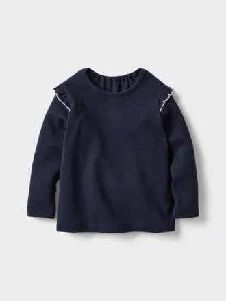 Baby Baby T-shirt med volanger | Långärmat