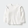 Baby Baby T-shirt med volanger | Långärmat Baby Baby T-shirt med volanger | Långärmat