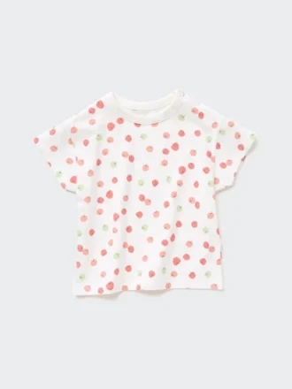 Baby Dry T-shirt med rund hals och korta ärmar