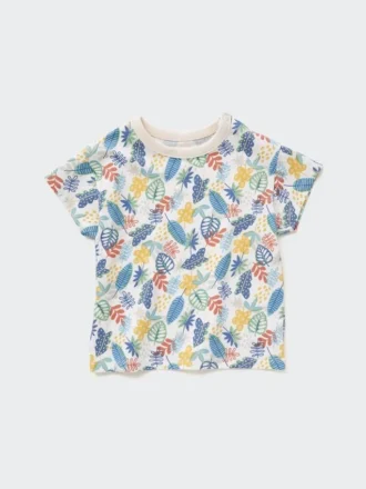 Baby Dry T-shirt med rund hals och korta ärmar