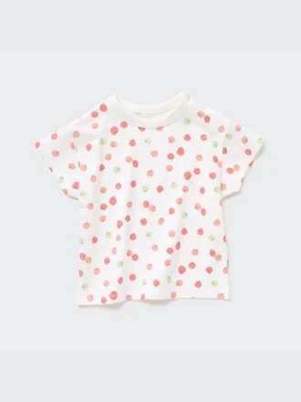 Baby Dry T-shirt med rund hals och korta ärmar