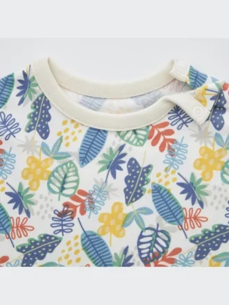 Baby Dry T-shirt med rund hals och korta ärmar