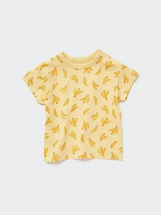 Baby Dry T-shirt med rund hals och korta ärmar