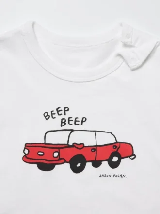 Baby Jason Polan UT grafisk T-shirt