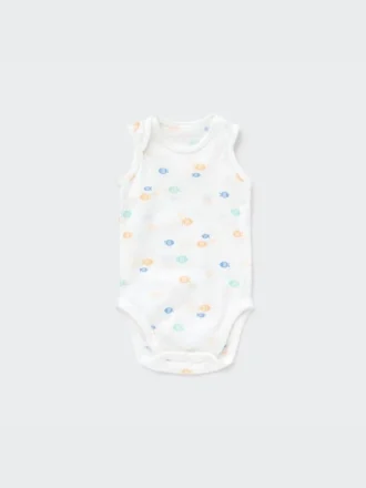 Baby Joy of Print bomullsbodys med nätfoder