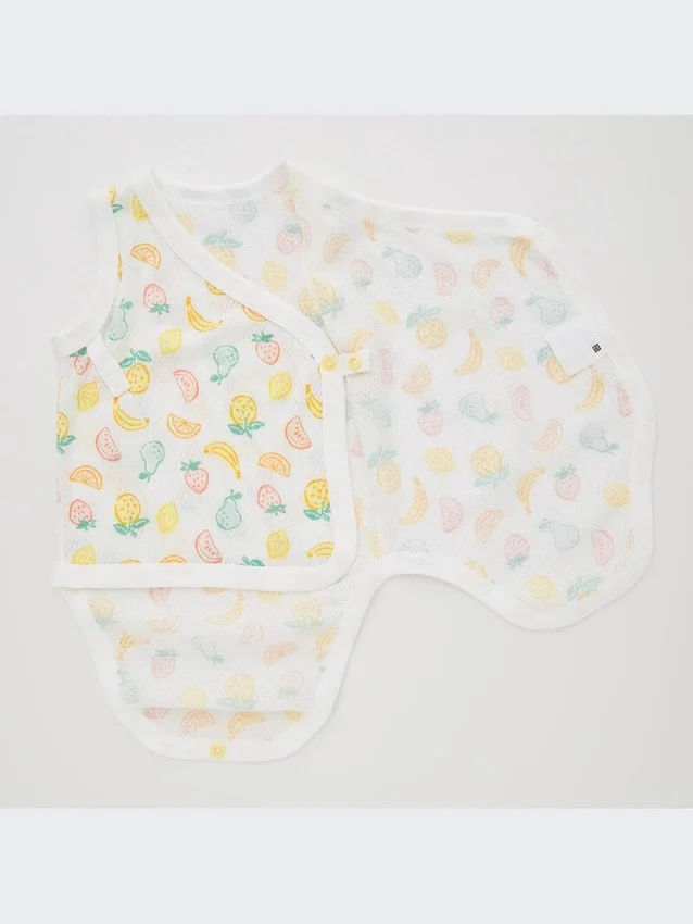 Baby Joy of Print bomullsbodys med nätfoder Baby Joy of Print bomullsbodys med nätfoder