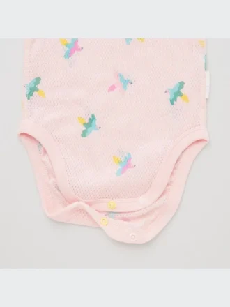 Baby Joy of Print bomullsbodys med nätfoder