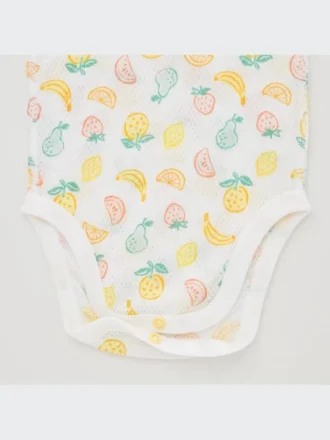 Baby Joy of Print bomullsbodys med nätfoder