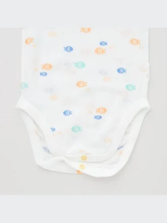 Baby Joy of Print bomullsbodys med nätfoder