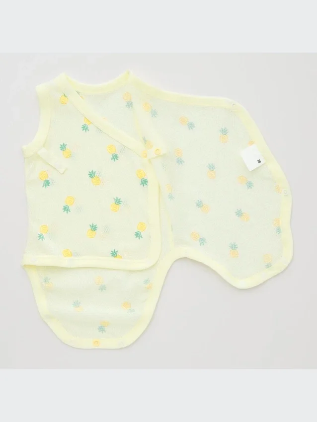 Baby Joy of Print bomullsbodys med nätfoder Baby Joy of Print bomullsbodys med nätfoder