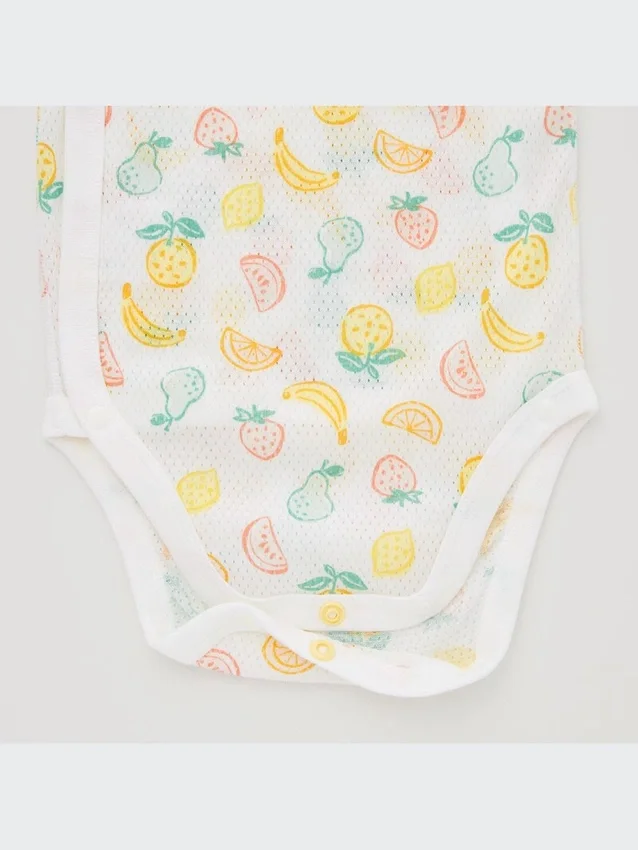 Baby Joy of Print bomullsbodys med nätfoder Baby Joy of Print bomullsbodys med nätfoder