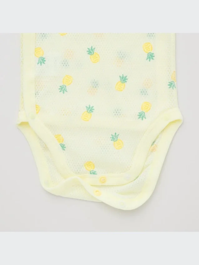 Baby Joy of Print bomullsbodys med nätfoder Baby Joy of Print bomullsbodys med nätfoder
