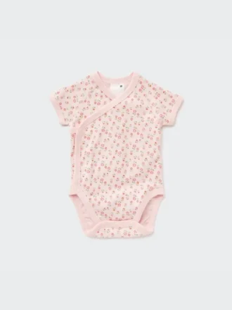 Baby Joy of Print kortärmad Bodys (blomma)