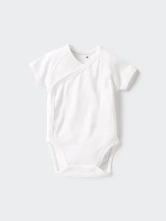 Babybodys med korta ärmar | Öppen framsida