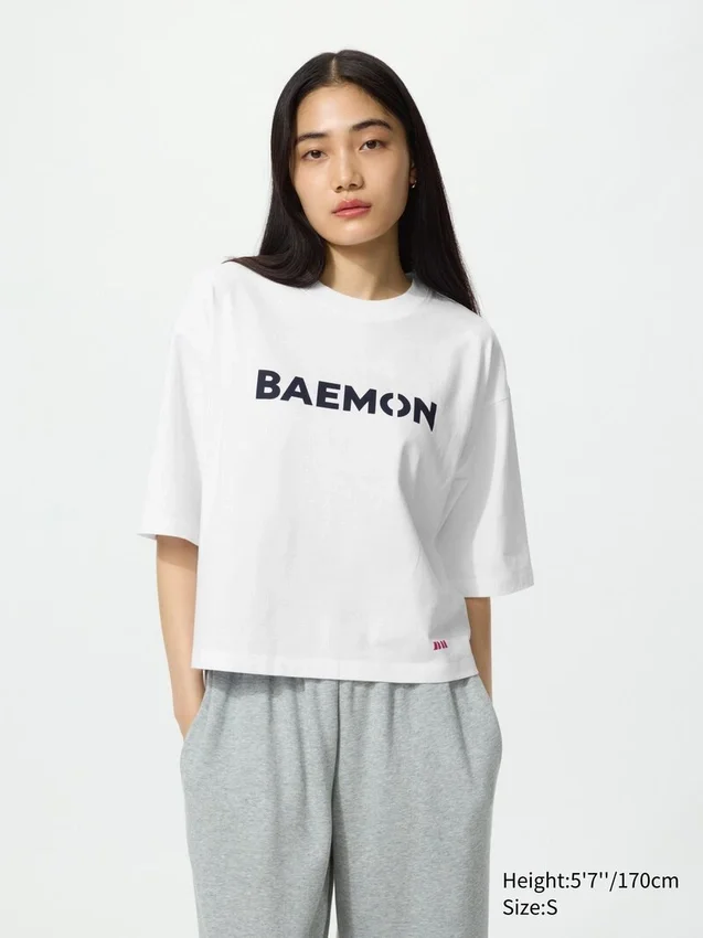 Babymonster UT Cropped Graphic T-shirt för dam Babymonster UT Cropped Graphic T-shirt för dam