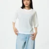 Babymonster UT Cropped Graphic T-shirt för dam | Sheer Babymonster UT Cropped Graphic T-shirt för dam | Sheer