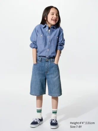 Baggy-jeansshorts för barn Baggy-jeansshorts för barn