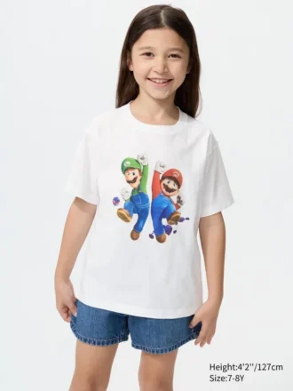 Barn-T-shirtar med motiv från filmen Super Mario Galaxy