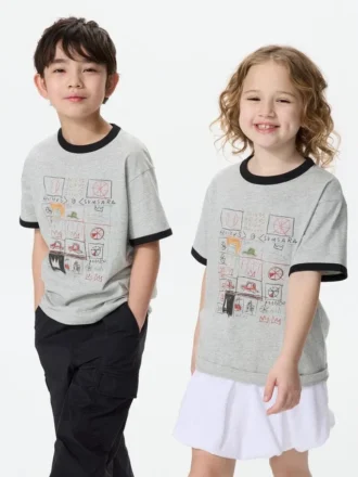 Barn-T-shirtar med Ny Pop Art-motiv | Basquiat