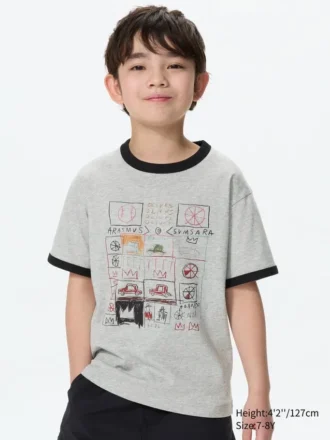 Barn-T-shirtar med Ny Pop Art-motiv | Basquiat