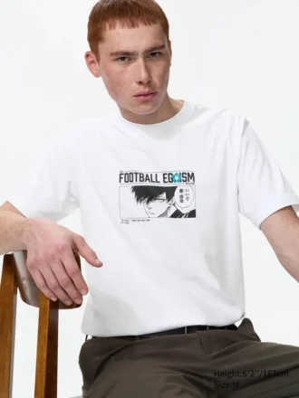 Blå Lock UT-T-shirt för herr