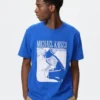 Blå Lock UT-T-shirt för herr Blå Lock UT-T-shirt för herr