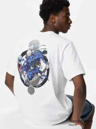 Blå Lock UT-T-shirt för herr