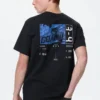 Blå Lock UT-T-shirt för herr Blå Lock UT-T-shirt för herr