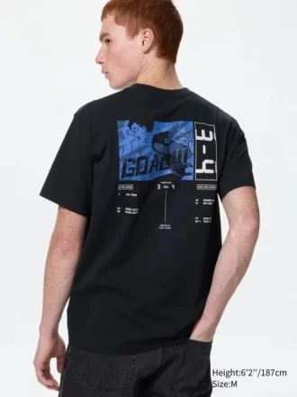 Blå Lock UT-T-shirt för herr