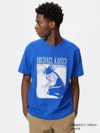 Blå Lock UT-T-shirt för herr